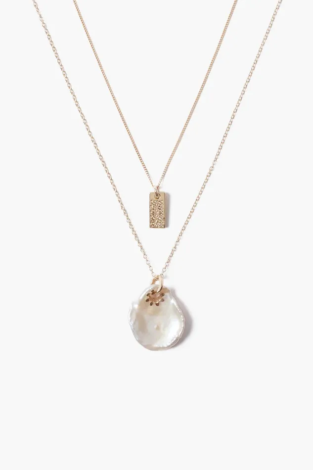 14k Tessa Pearl And Diamond Necklace Set Women Chan Luu 14k Fine