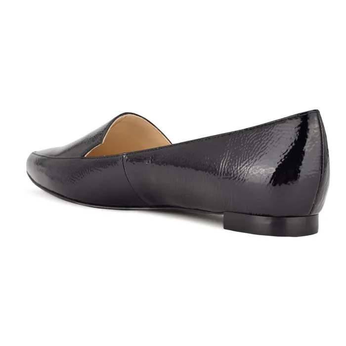 Abay Smoking Flats Black Women Nine West Loafers and Tailored Flats Abay Smoking Flats Black Women Nine West Loafers and Tailored Flats