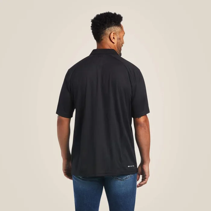 AC Polo Black Men Ariat TShirts and Polos
