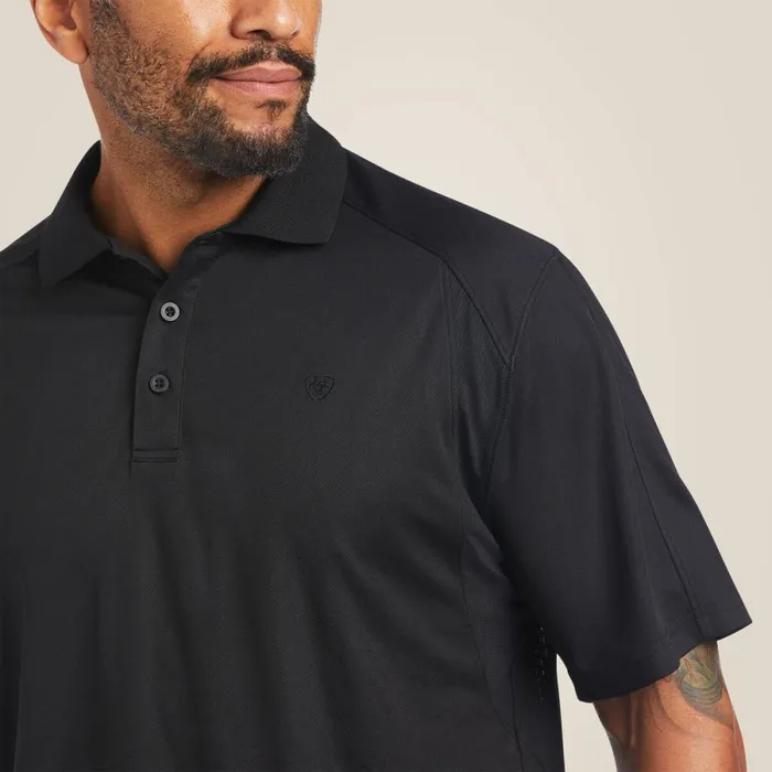 AC Polo Black Men Ariat TShirts and Polos