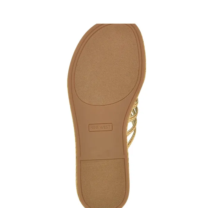 Adila Flat Espadrille Sandals Natural Raffia Women Nine West Low Heel Adila Flat Espadrille Sandals Natural Raffia Women Nine West Low Heel