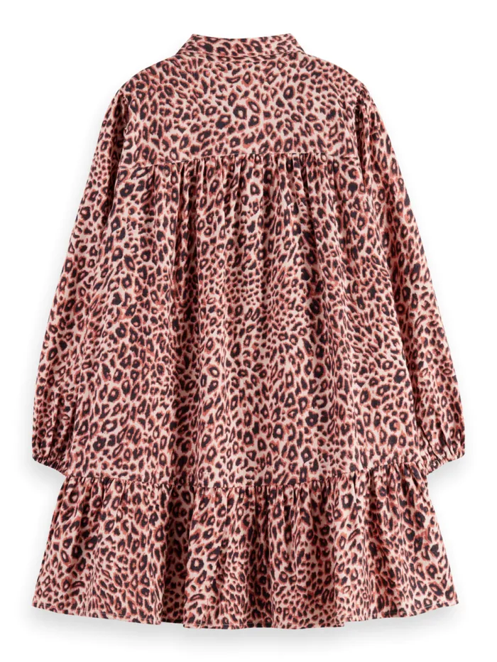 ALLOVER PRINTED LIGHTWEIGHT FLANNEL SHIRT DRESS Golden Gate Floral Military Kids Scotch and Soda Dresses and Jumpsuits ALLOVER PRINTED LIGHTWEIGHT FLANNEL SHIRT DRESS Golden Gate Floral Military Kids Scotch and Soda Dresses and Jumpsuits