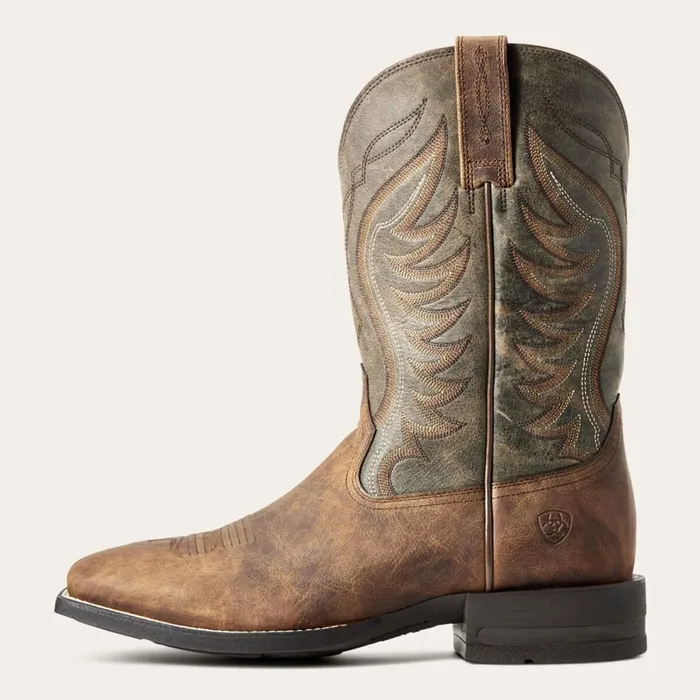 Amos Cowboy Boot Sorrel Crunch Men Ariat Western Boots Amos Cowboy Boot Sorrel Crunch Men Ariat Western Boots