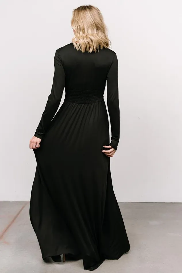 Arianna Maxi Dress Black Women Baltic Born Bump Friendly Arianna Maxi Dress Black Women Baltic Born Bump Friendly