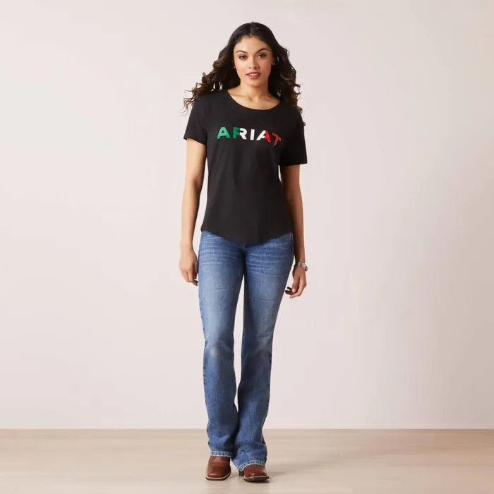 Ariat Viva Mexico TShirt Black Women Ariat TShirts and Tops