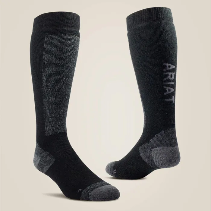 AriatTEK Merino Socks Blackgrey MenWomen Ariat Socks