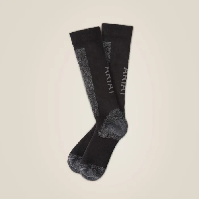 AriatTEK Merino Socks Blackgrey MenWomen Ariat Socks AriatTEK Merino Socks Blackgrey MenWomen Ariat Socks