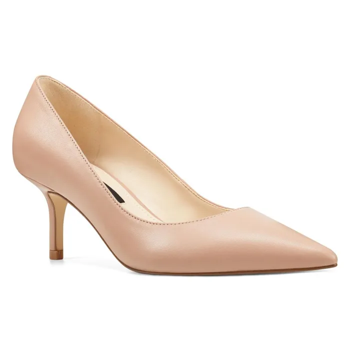 Arlene Pointy Toe Pumps Blush Leather Women Nine West Pumps Arlene Pointy Toe Pumps Blush Leather Women Nine West Pumps