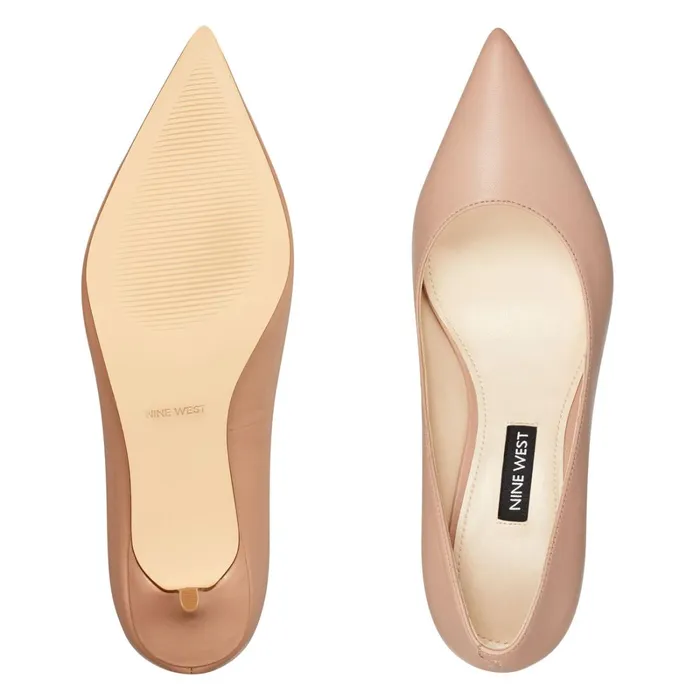 Arlene Pointy Toe Pumps Blush Leather Women Nine West Pumps Arlene Pointy Toe Pumps Blush Leather Women Nine West Pumps