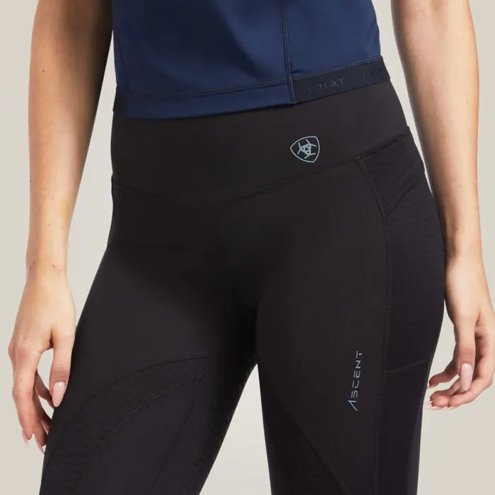 Ascent Half Grip Tight Black Women Ariat Pants and Shorts Ascent Half Grip Tight Black Women Ariat Pants and Shorts