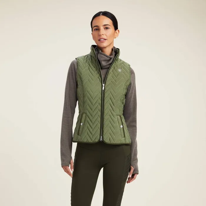 Ashley Insulated Vest Four Leaf Clover Women Ariat Jackets and Vests