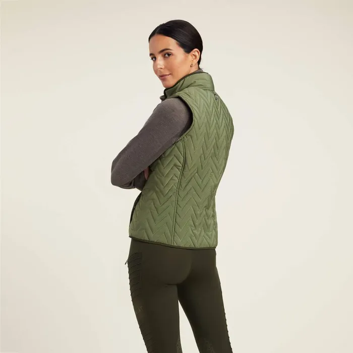 Ashley Insulated Vest Four Leaf Clover Women Ariat Jackets and Vests