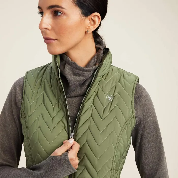 Ashley Insulated Vest Four Leaf Clover Women Ariat Jackets and Vests