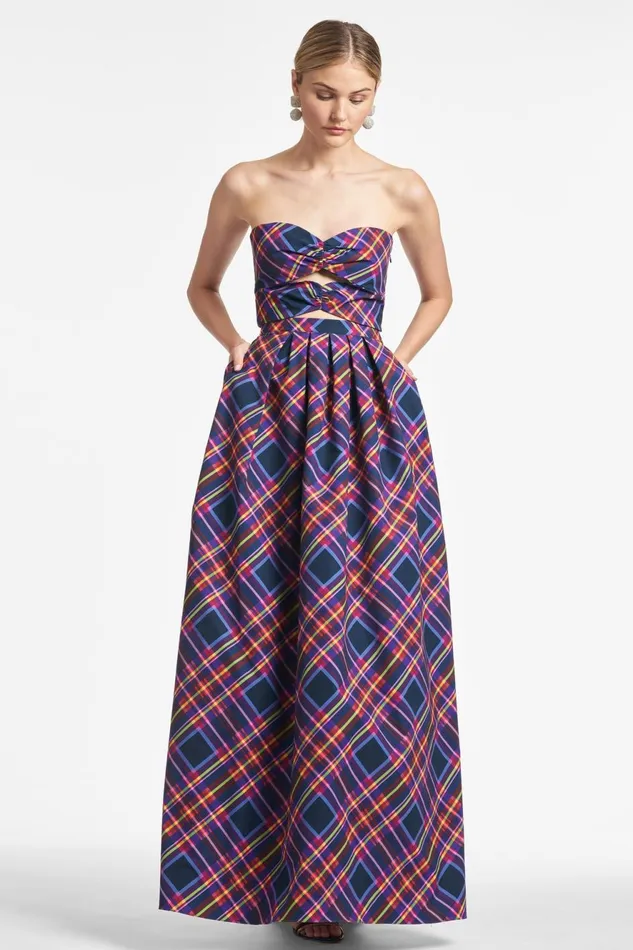 Ava Skirt 8211 Party Plaid Women Sachin and Babi Matching Sets