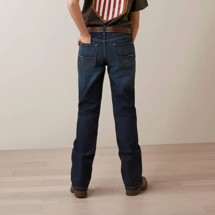B5 Slim Hansen Straight Jean Mineral Blue Kids Ariat Jeans B5 Slim Hansen Straight Jean Mineral Blue Kids Ariat Jeans