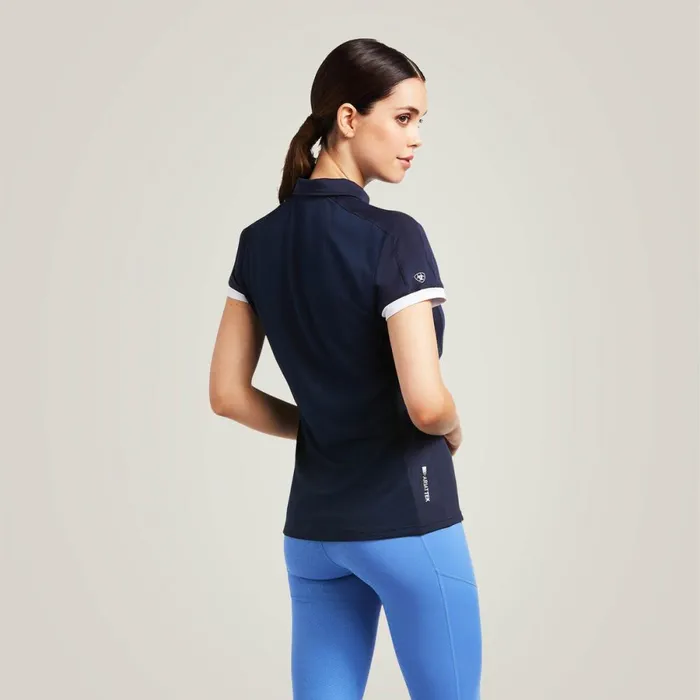 Bandera 14 Zip Polo Navy Women Ariat TShirts and Tops Bandera 14 Zip Polo Navy Women Ariat TShirts and Tops