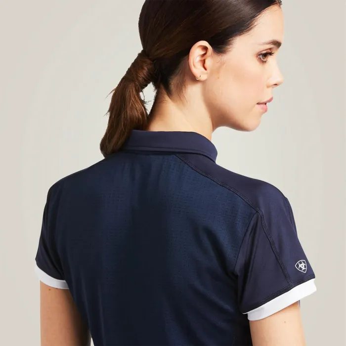 Bandera 14 Zip Polo Navy Women Ariat TShirts and Tops Bandera 14 Zip Polo Navy Women Ariat TShirts and Tops