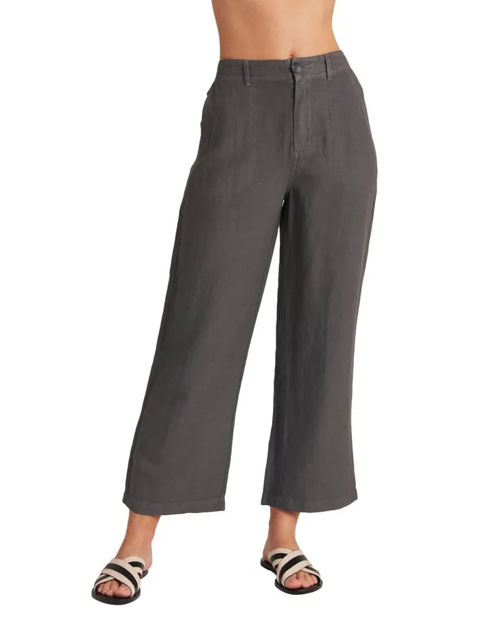 Bella Dahl Blakely Utility Wide Leg Crop 8211 Charcoal Shadow Women Pants Bella Dahl Blakely Utility Wide Leg Crop 8211 Charcoal Shadow Women Pants