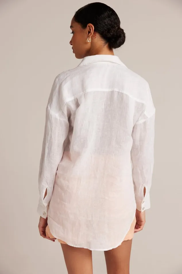 Bella Dahl Boyfriend Button Down 8211 White Women Long Sleeve Bella Dahl Boyfriend Button Down 8211 White Women Long Sleeve