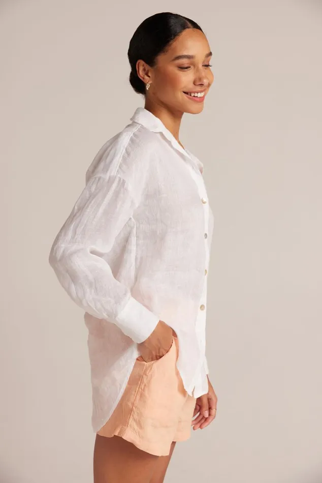 Bella Dahl Boyfriend Button Down 8211 White Women Long Sleeve Bella Dahl Boyfriend Button Down 8211 White Women Long Sleeve