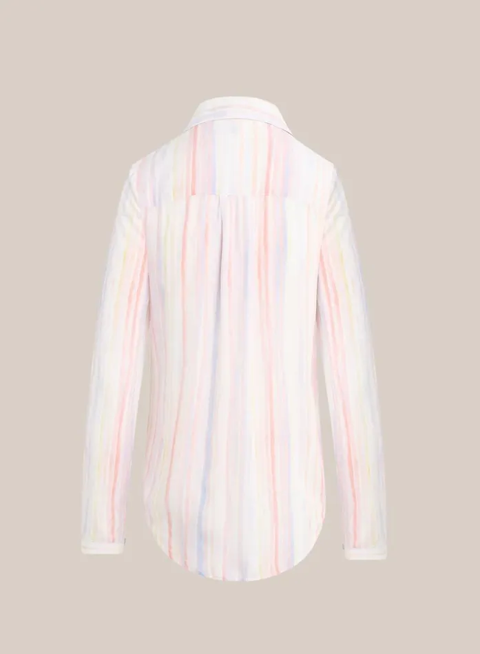 Bella Dahl Button Down Hipster 8211 Sunrise Stripe Print Women Button Down Bella Dahl Button Down Hipster 8211 Sunrise Stripe Print Women Button Down