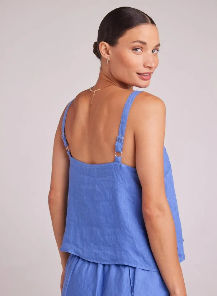 Bella Dahl Button Front Cami 8211 Bahia Blue Women Sleeveless Bella Dahl Button Front Cami 8211 Bahia Blue Women Sleeveless