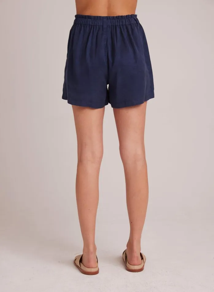 Bella Dahl Callie Ruffle Short 8211 Brazilian Navy Women Shorts Bella Dahl Callie Ruffle Short 8211 Brazilian Navy Women Shorts