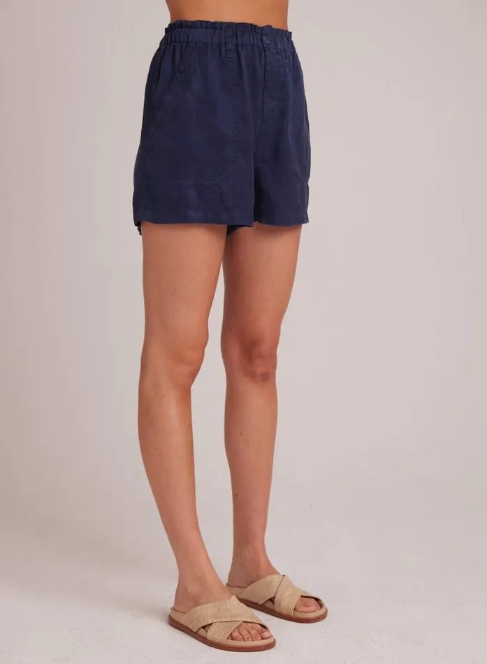 Bella Dahl Callie Ruffle Short 8211 Brazilian Navy Women Shorts Bella Dahl Callie Ruffle Short 8211 Brazilian Navy Women Shorts