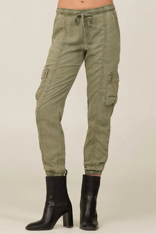 Bella Dahl Cargo Track Pants 8211 Soft Army Women Joggers Bella Dahl Cargo Track Pants 8211 Soft Army Women Joggers