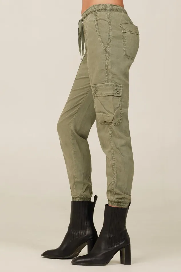 Bella Dahl Cargo Track Pants 8211 Soft Army Women Joggers Bella Dahl Cargo Track Pants 8211 Soft Army Women Joggers