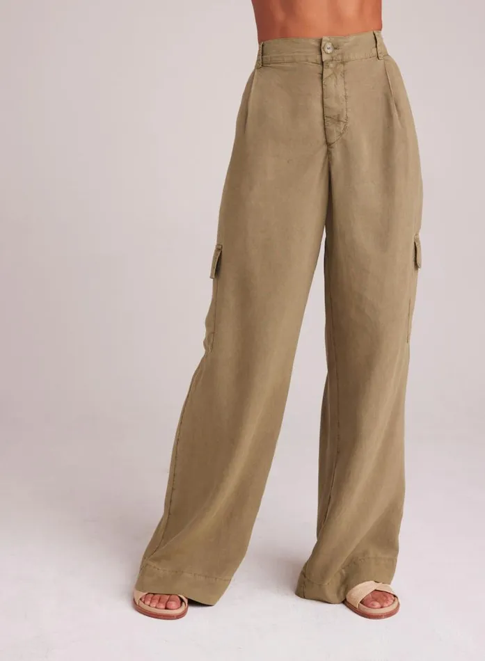 Bella Dahl Cargo Wide Leg 8211 French Olive Women Pants Bella Dahl Cargo Wide Leg 8211 French Olive Women Pants