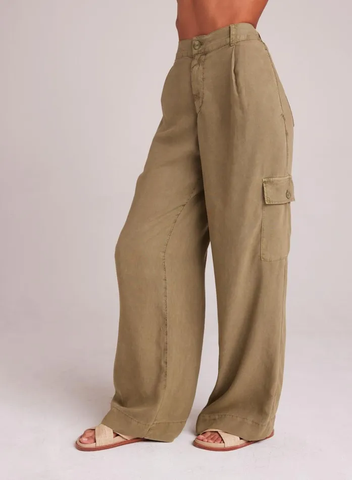 Bella Dahl Cargo Wide Leg 8211 French Olive Women Pants Bella Dahl Cargo Wide Leg 8211 French Olive Women Pants