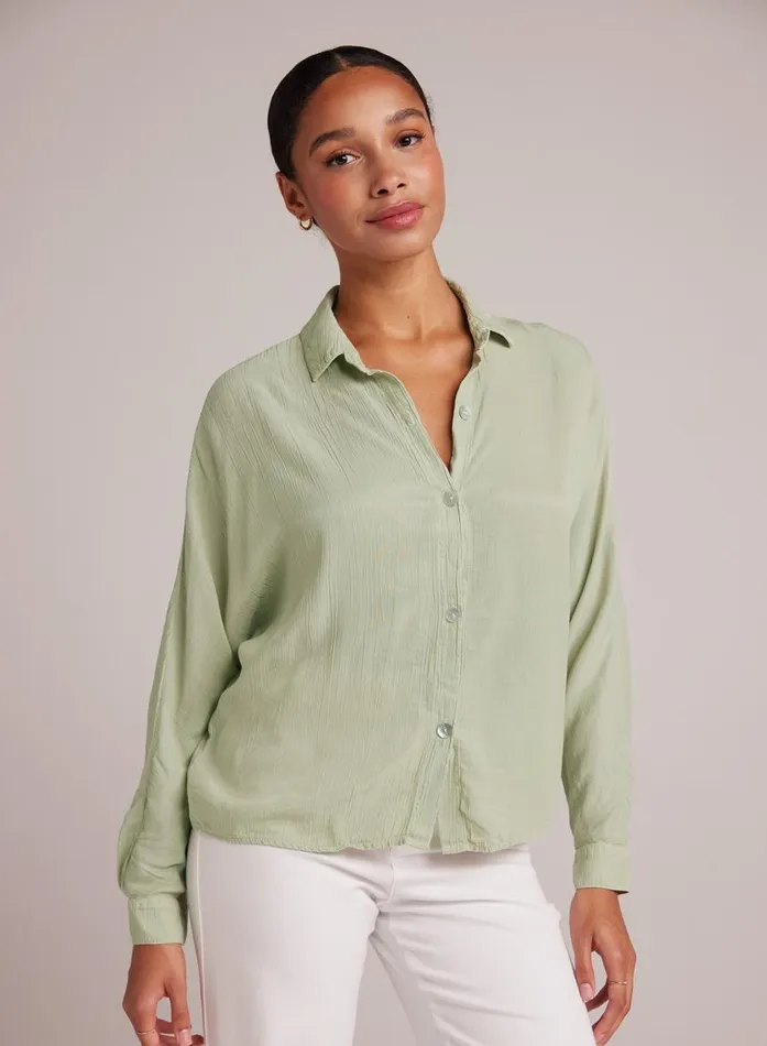 Bella Dahl Dolman Sleeve Button Down 8211 Coastal Sage Women Button Down