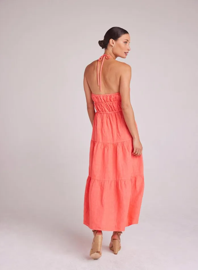 Bella Dahl Gathered Halter Midi Dress 8211 Hibiscus Bloom Women Midi Dresses Bella Dahl Gathered Halter Midi Dress 8211 Hibiscus Bloom Women Midi Dresses