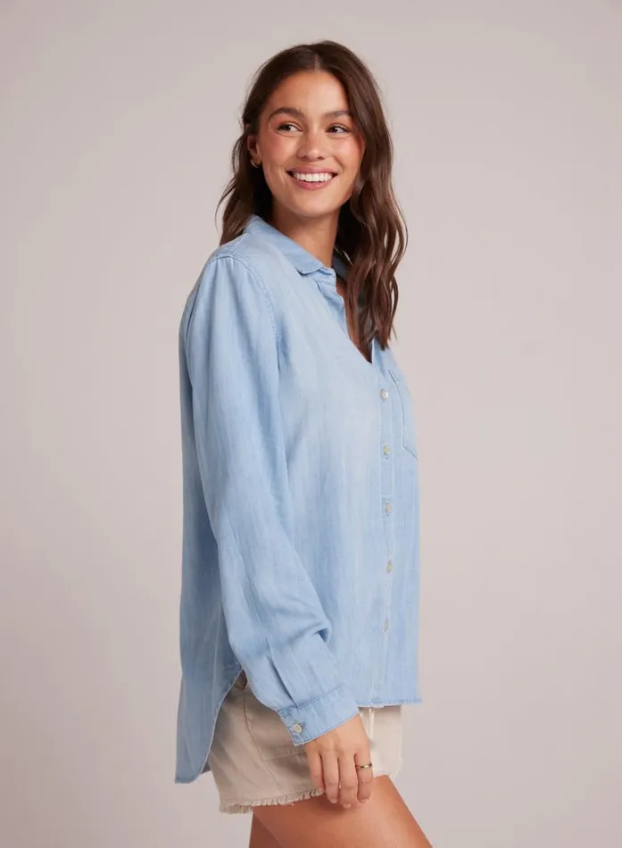 Bella Dahl Pocket Button Down 8211 Caribbean Wash Women Button Down Bella Dahl Pocket Button Down 8211 Caribbean Wash Women Button Down