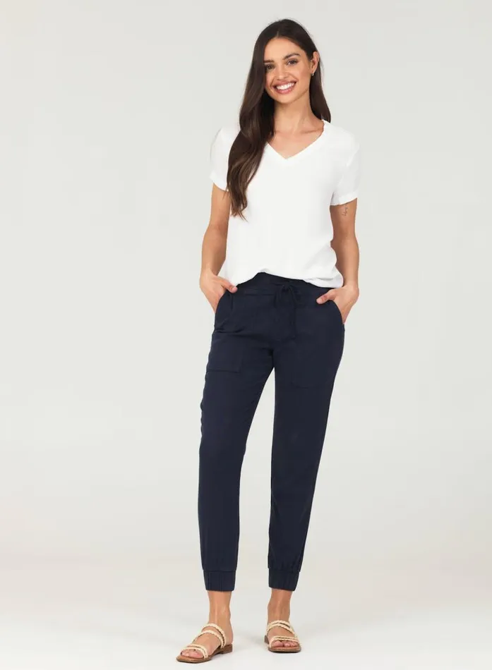 Bella Dahl Pocket Jogger 8211 Endless Sea Women Pants
