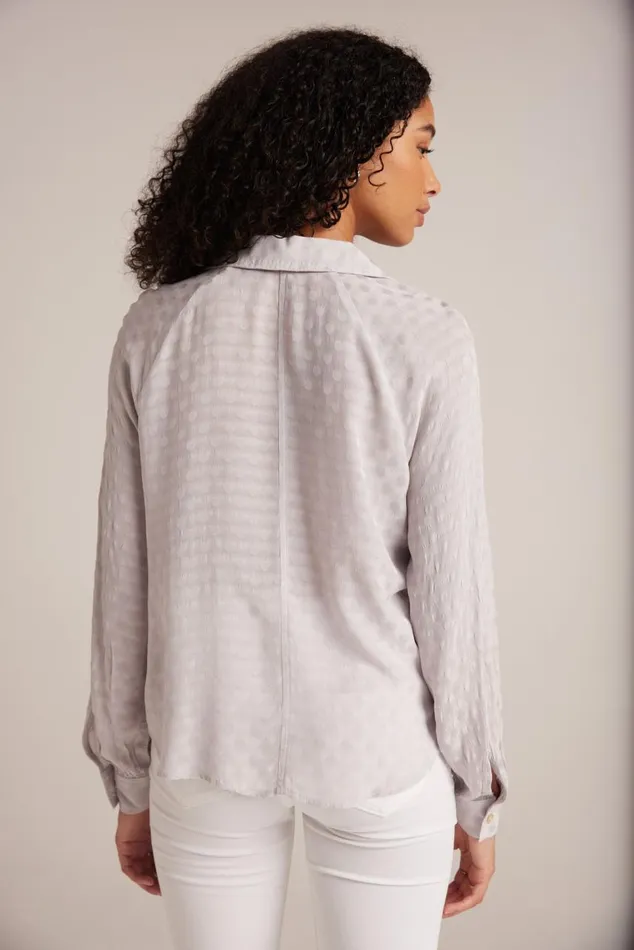 Bella Dahl Round Hem Bishop Sleeve Shirt 8211 Silver Pearl Women Button Down Bella Dahl Round Hem Bishop Sleeve Shirt 8211 Silver Pearl Women Button Down
