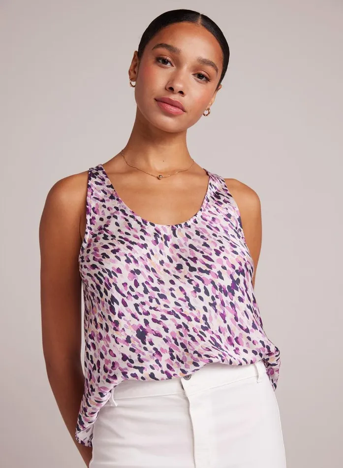 Bella Dahl Scoop Neck Tank 8211 Confetti Print Women Sleeveless Bella Dahl Scoop Neck Tank 8211 Confetti Print Women Sleeveless
