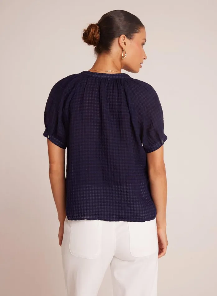 Bella Dahl Short Sleeve Raglan Pullover 8211 Tropic Navy Women Short Sleeve Bella Dahl Short Sleeve Raglan Pullover 8211 Tropic Navy Women Short Sleeve