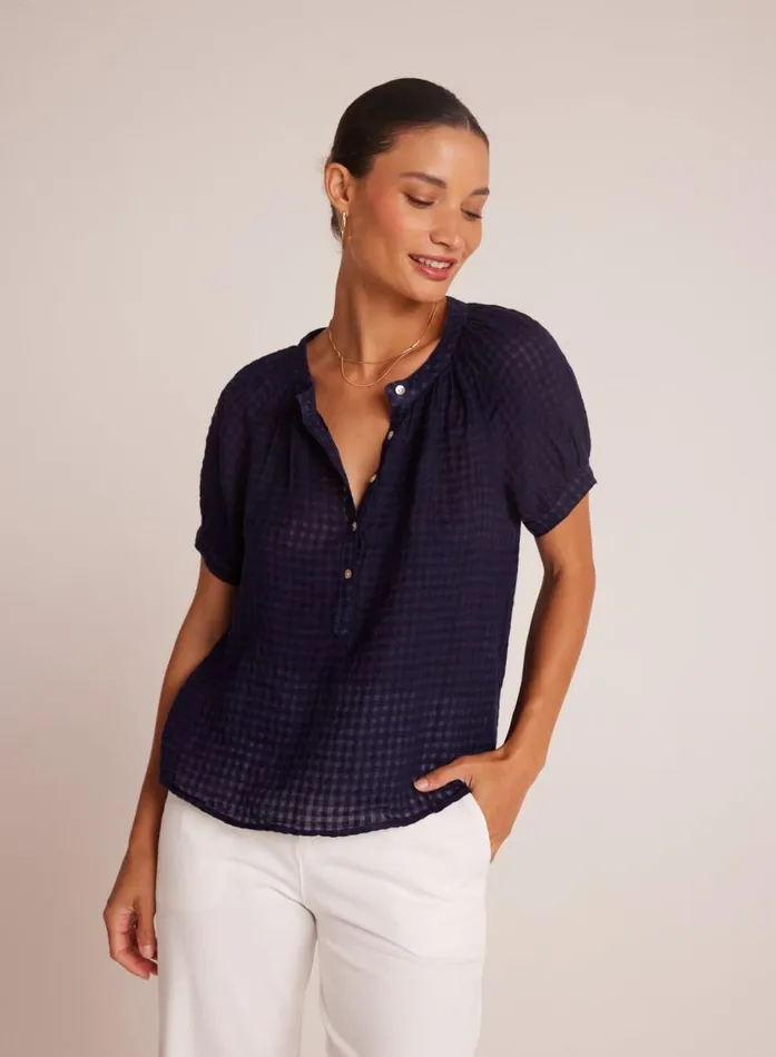 Bella Dahl Short Sleeve Raglan Pullover 8211 Tropic Navy Women Short Sleeve Bella Dahl Short Sleeve Raglan Pullover 8211 Tropic Navy Women Short Sleeve