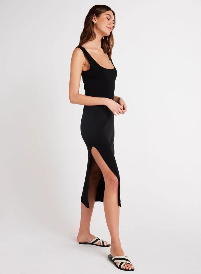 Bella Dahl Sleeveless Midi Linen Jersey Dress 8211 Black Women Midi Dresses Bella Dahl Sleeveless Midi Linen Jersey Dress 8211 Black Women Midi Dresses