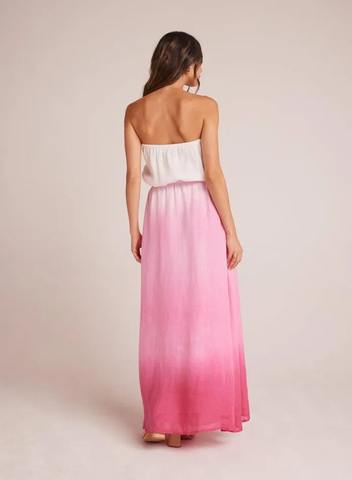 Bella Dahl Strapless Linen Maxi Dress 8211 Pink Ombre Dye Women Maxi Dresses Bella Dahl Strapless Linen Maxi Dress 8211 Pink Ombre Dye Women Maxi Dresses