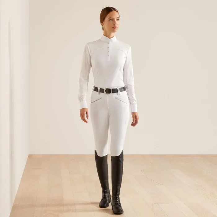 Bellatrix Show Shirt White Women Ariat English Riding Bellatrix Show Shirt White Women Ariat English Riding