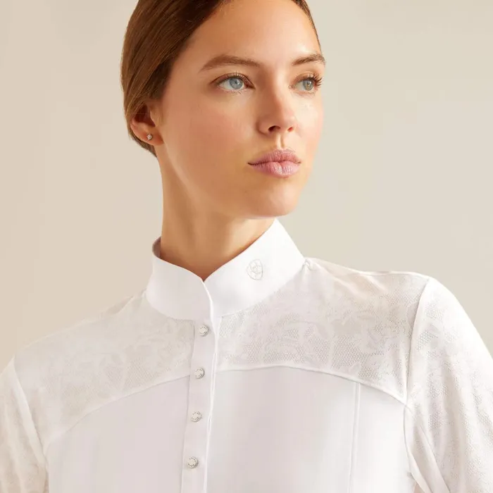 Bellatrix Show Shirt White Women Ariat English Riding Bellatrix Show Shirt White Women Ariat English Riding