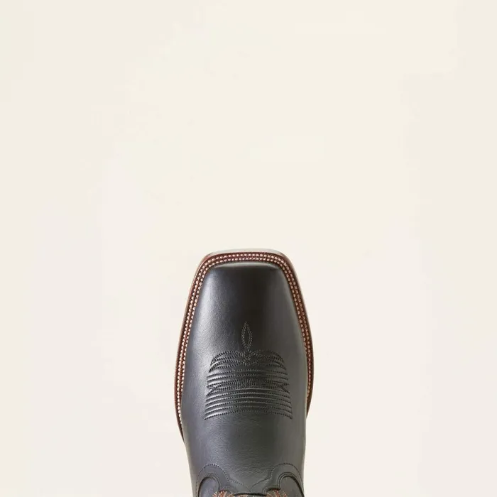 Bench Made Bassett Cowboy Boot Cool Black Bison Men Ariat Western Boots Bench Made Bassett Cowboy Boot Cool Black Bison Men Ariat Western Boots