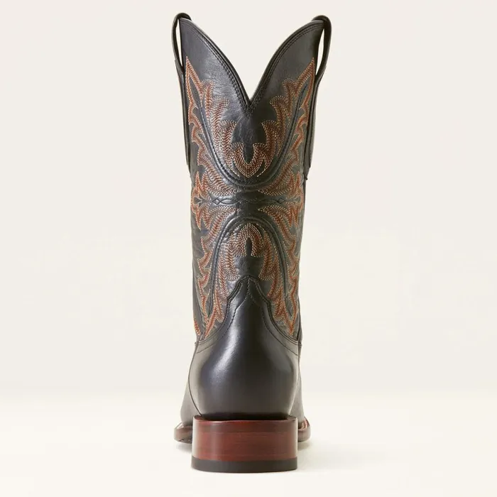 Bench Made Bassett Cowboy Boot Cool Black Bison Men Ariat Western Boots Bench Made Bassett Cowboy Boot Cool Black Bison Men Ariat Western Boots