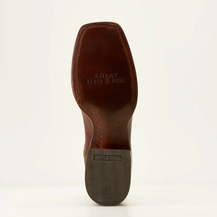 Bench Made Bassett Cowboy Boot Saddle Brown Bison Men Ariat Western Boots Bench Made Bassett Cowboy Boot Saddle Brown Bison Men Ariat Western Boots