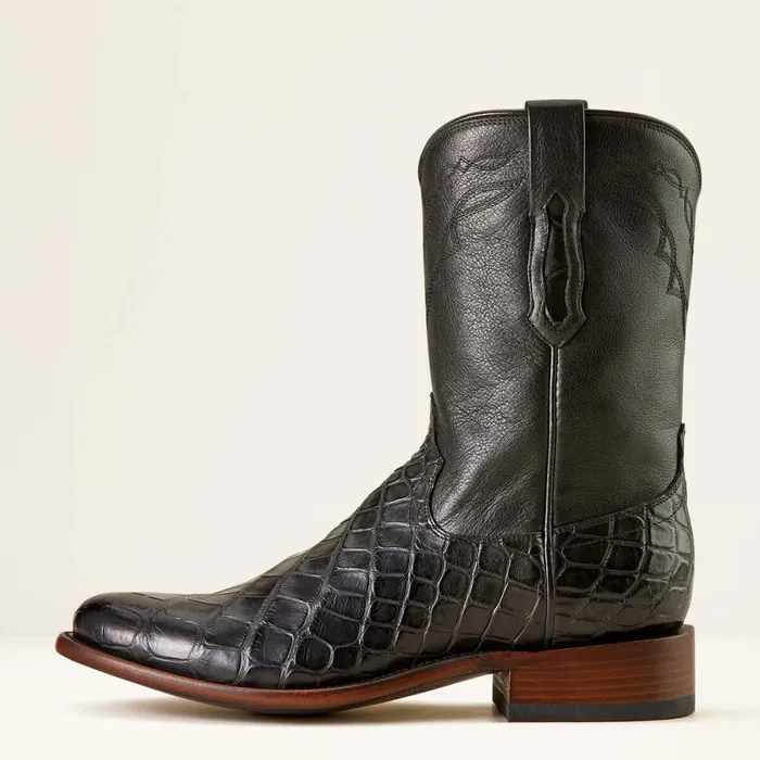 Bench Made Clanton Western Boot Black American Alligatormidnight Black Men Ariat Western Boots Bench Made Clanton Western Boot Black American Alligatormidnight Black Men Ariat Western Boots