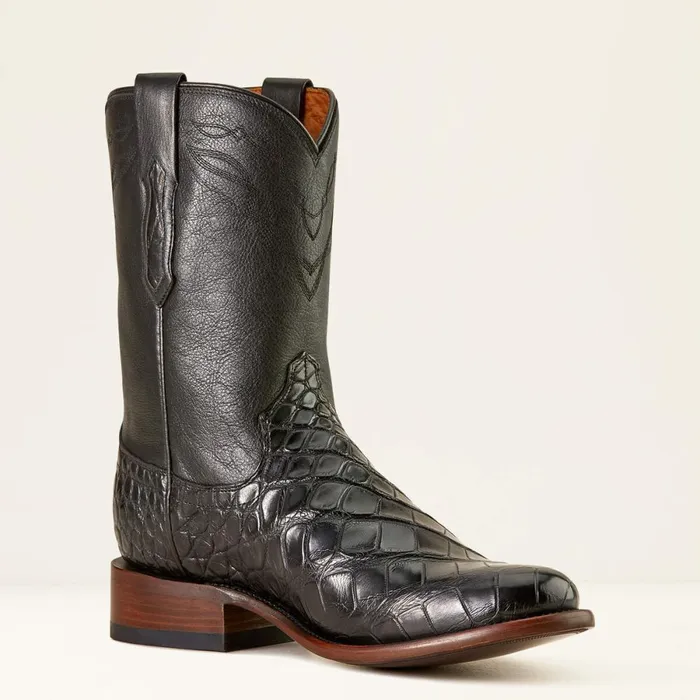 Bench Made Clanton Western Boot Black American Alligatormidnight Black Men Ariat Western Boots Bench Made Clanton Western Boot Black American Alligatormidnight Black Men Ariat Western Boots
