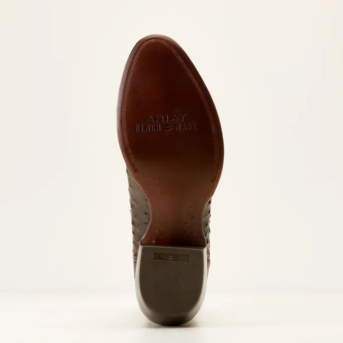 Bench Made James Western Boot Espresso Full Quill Ostrich Men Ariat Western Boots Bench Made James Western Boot Espresso Full Quill Ostrich Men Ariat Western Boots